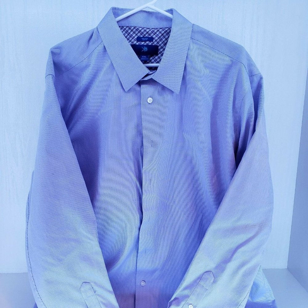 EGARA Size XXL Slim Fit Non-Iron Long Sleeve